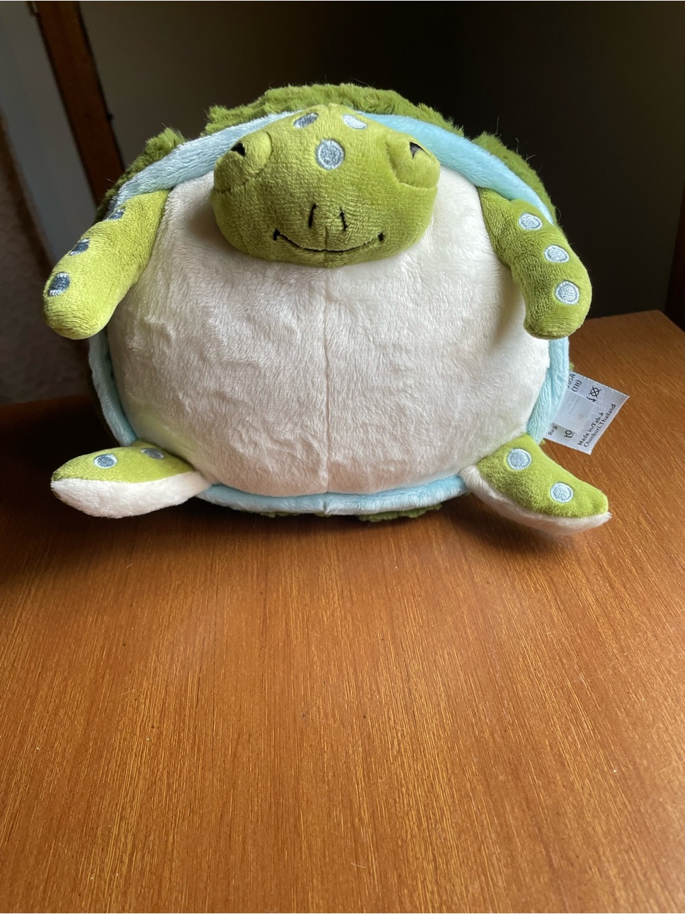 Squishable Smiling Sea Turtle 7” Plush Stuffed Animal
